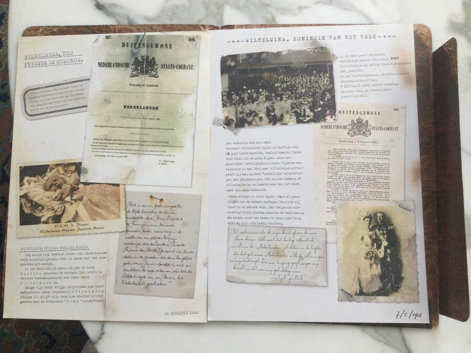 Uitgave 100 jaar Wilhelmina, Ophalen of Verzenden, Gebruikt