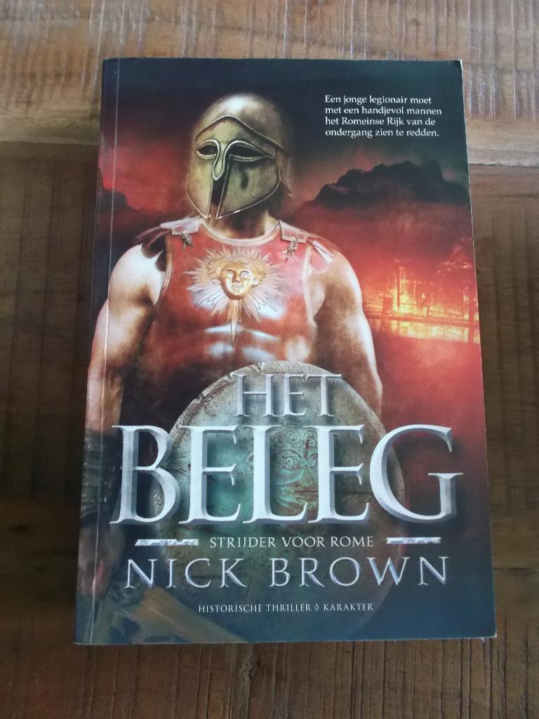 Het beleg Strijder voor Rome, Boeken, Ophalen of Verzenden, Zo goed als nieuw, Nick Brown
