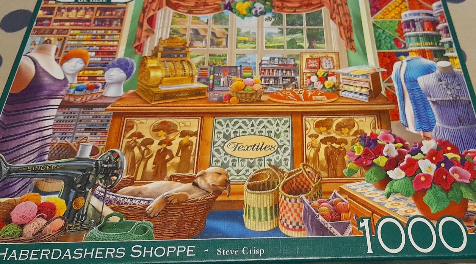 Jigsaw Puzzel Haberdashers Shoppe 1000 stukjes, Ophalen of Verzenden, Zo goed als nieuw