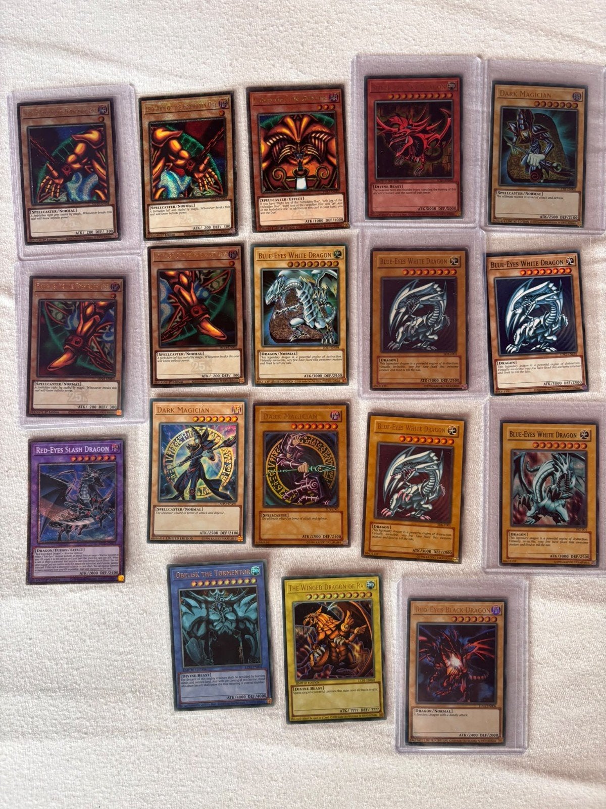 Yu-Gi-Oh! Kaarten Collectie  Exodia, Blue-Eyes, Dark Magicia, Ophalen of Verzenden, Zo goed als nieuw, Meerdere kaarten