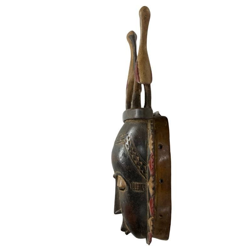 Masker – hout – Baule – Ivoorkust – 51 cm, Antiek en Kunst, Hout, Afrika, Masker, Ophalen of Verzenden