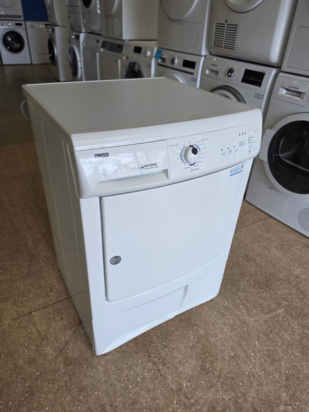 Zanussi Exclusiva condensdroger | 7 kilo | Gratis thuis 🚚✅️, Jirnsum, 6 tot 8 kg, Anti-kreukfase, Ophalen of Verzenden