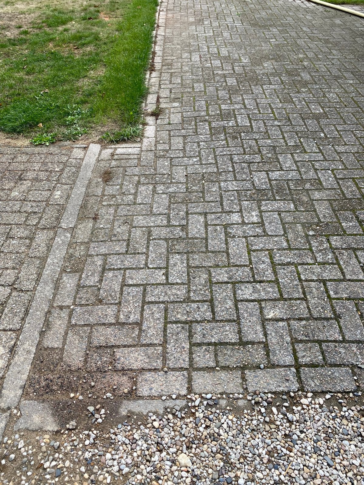 Betonklinkers 10,5x21cm - ca. 50m2, Tuin en Terras, Ophalen, Gebruikt, Klinkers, 10 m² of meer
