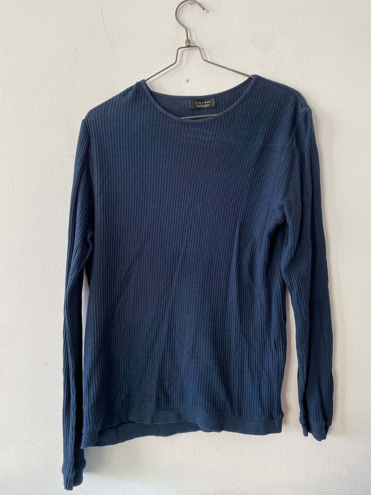 Heren COS trui blauw gestreept katoen vierkante hals maat S, Ophalen of Verzenden, Gedragen, Maat 46 (S) of kleiner, Blauw