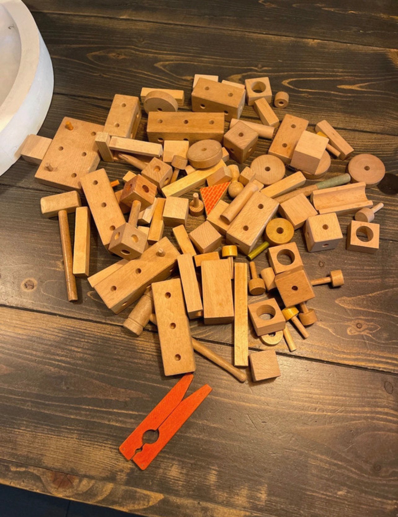 Vintage houten blokken, Ophalen of Verzenden, Zo goed als nieuw