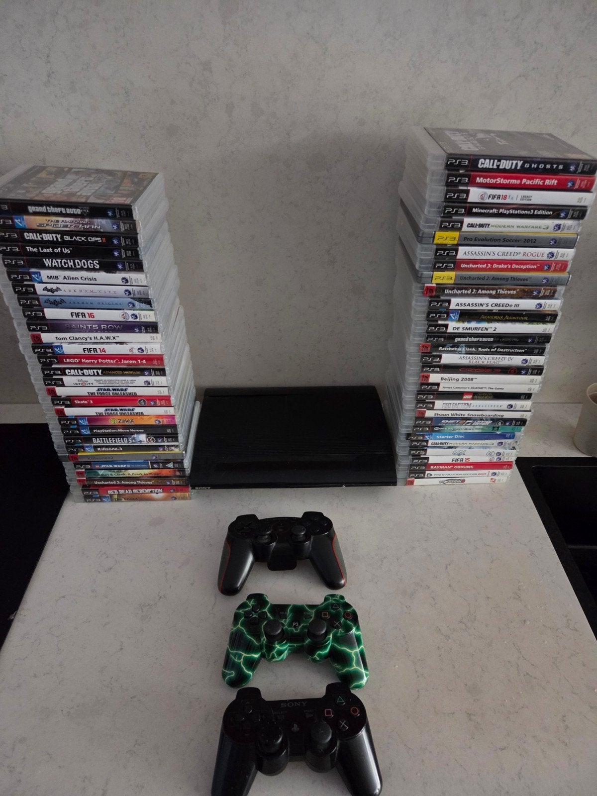 Playstation 3 / PS3 met 59 spellen - 500GB Cech 4004C, Spelcomputers en Games, Spelcomputers | Sony PlayStation 3, Ophalen, Gebruikt