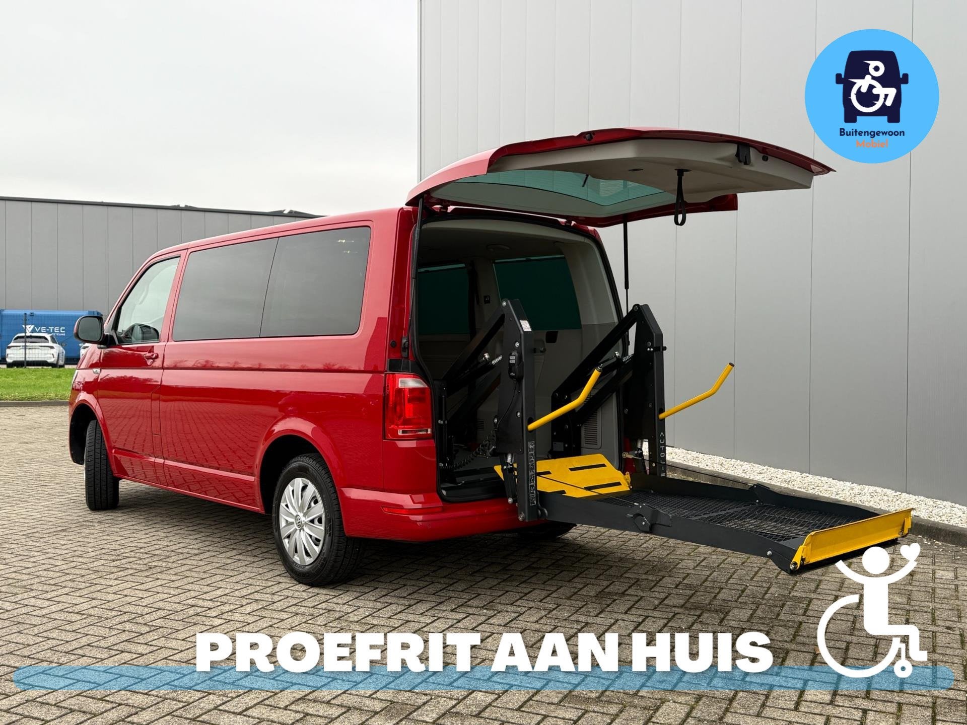 Volkswagen Transporter 2.0 Rolstoelbus DAHL | 4 Persoons (Ai, Voorwielaandrijving, 12 maanden, Stof, Gebruikt