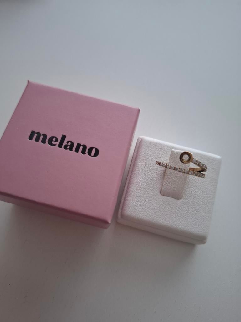 Melano TWISTED ring maat 50, IJzer of Staal, Nieuw, Ophalen of Verzenden, Kleiner dan 17