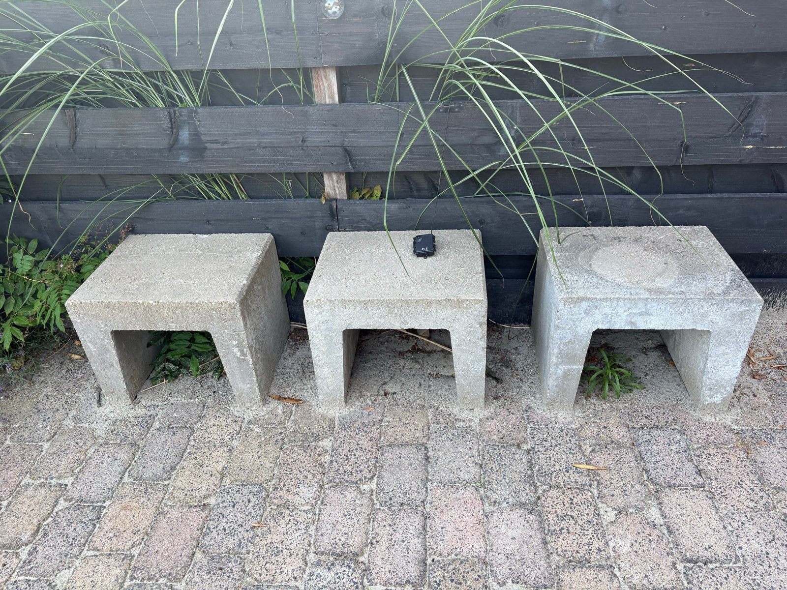 12 U-vormige stapelblokken. 15 Euro per stuk., Tuin en Terras, Tuinstoelen, Ophalen, Gebruikt, Overige materialen