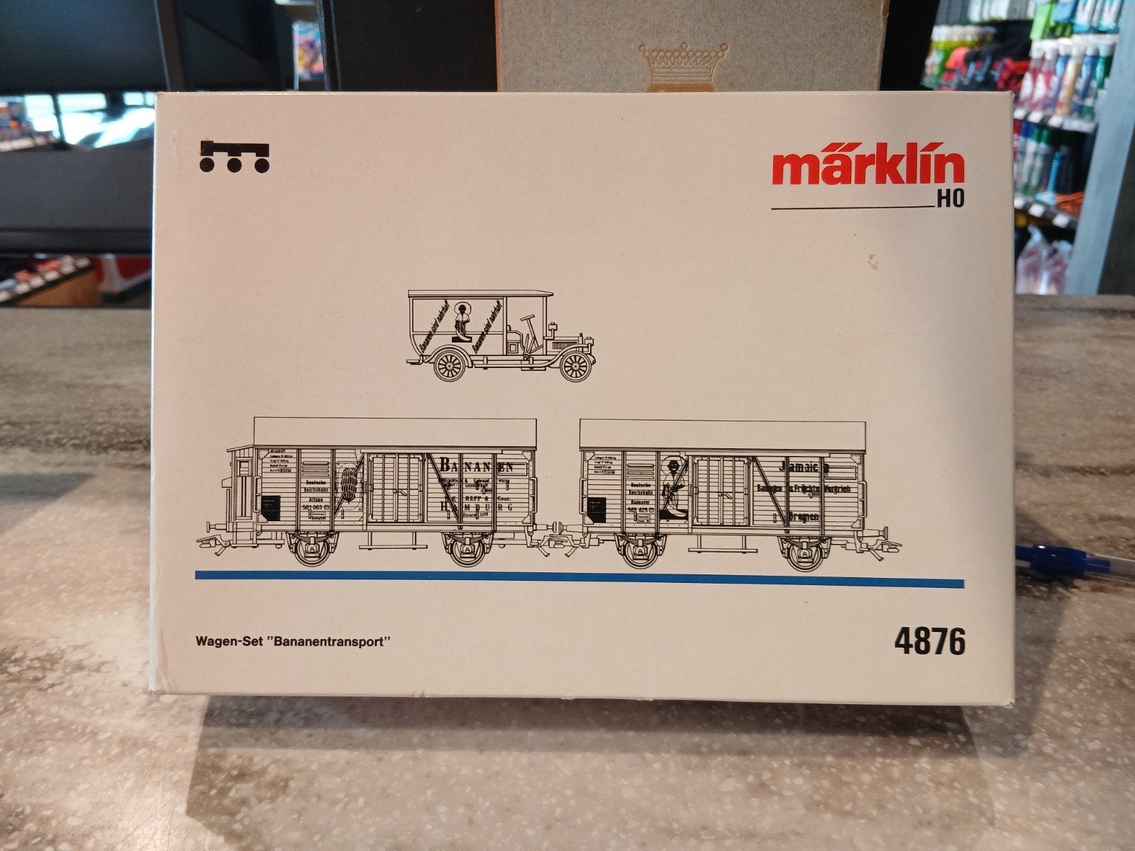 Märklin H0 Wagen-Set "Bananentransport" 4876, Ophalen of Verzenden, Nieuw, Märklin