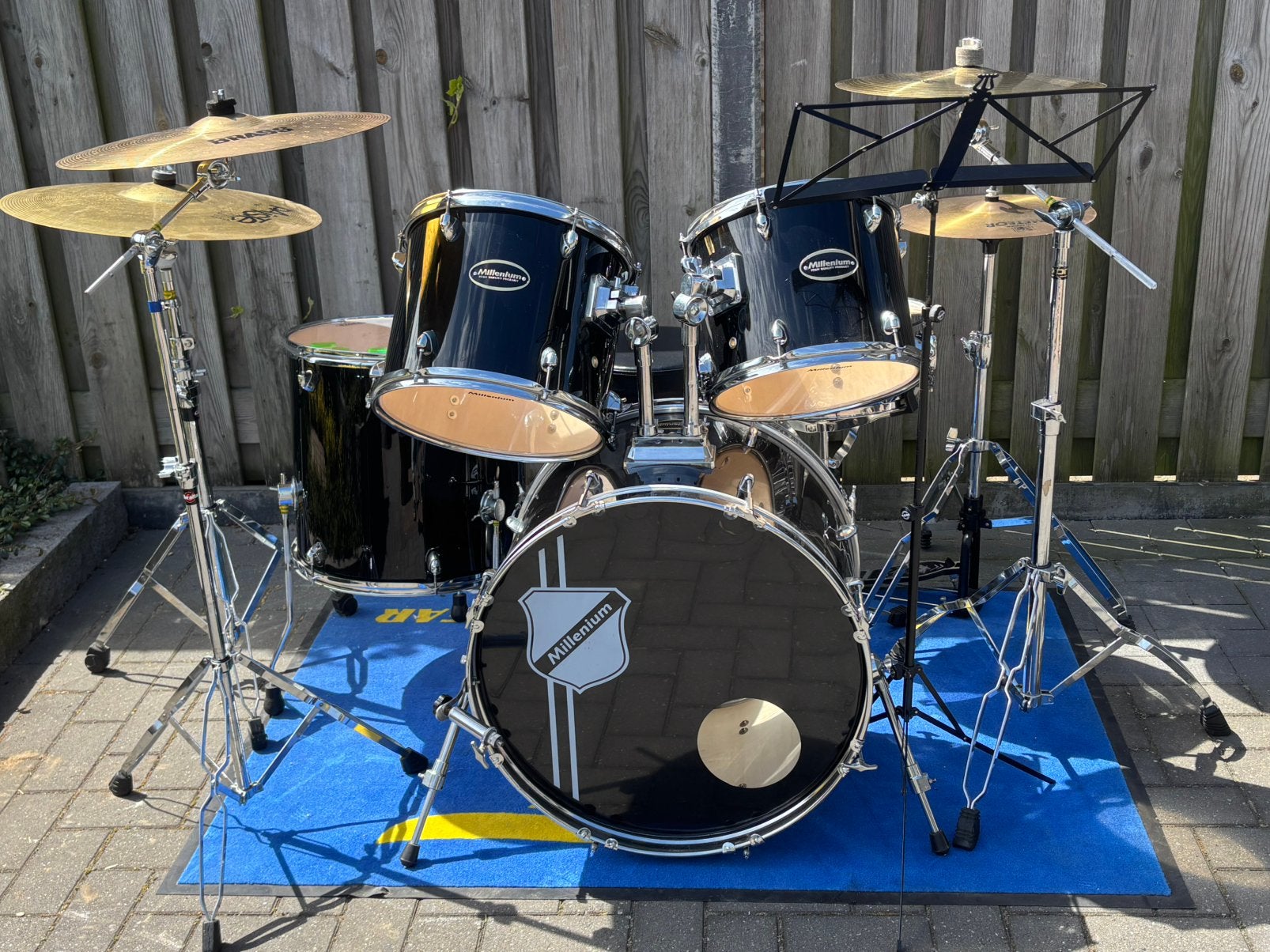 Drumstel milenium, Muziek en Instrumenten, Ophalen, Zo goed als nieuw, Overige merken