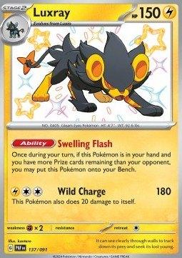 Luxray #137 - PAF -Paldean Fates, Verzenden, Zo goed als nieuw