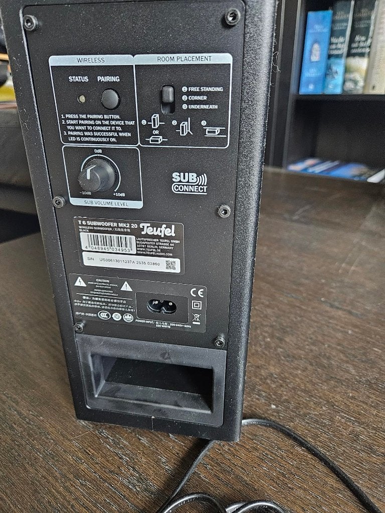 Teufel Subwoofer T6, Ophalen, Zo goed als nieuw