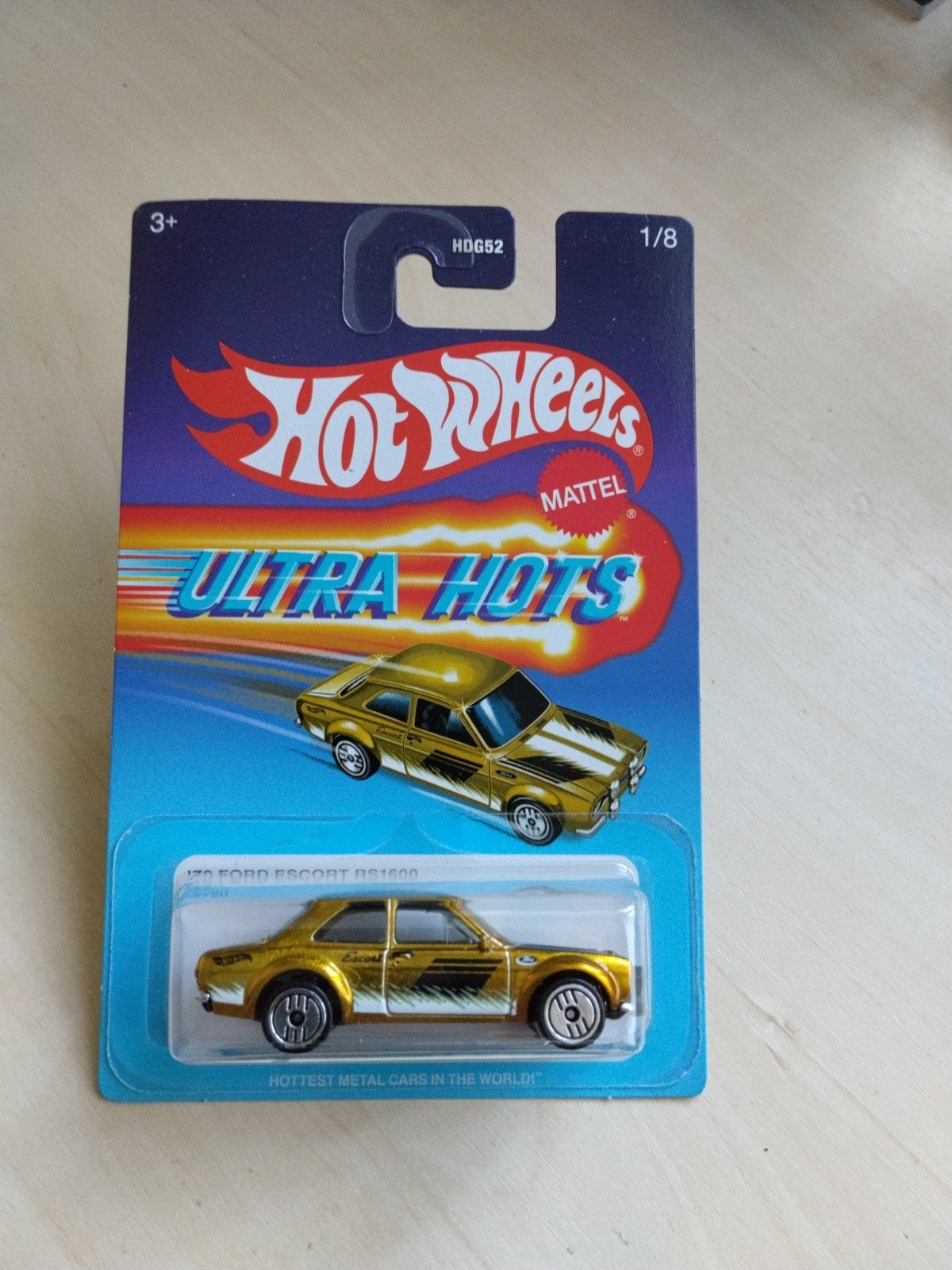 Hotwheels '70 Ford escort RS1600 hot wheels, Ophalen of Verzenden, Nieuw, Auto