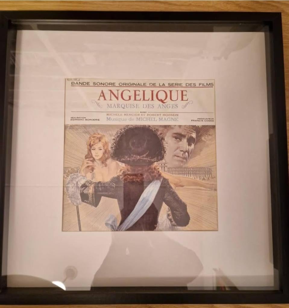 Ingelijste Vinyl LP Angélique Marquise Des Anges, Ophalen of Verzenden, Gebruikt, Overige formaten