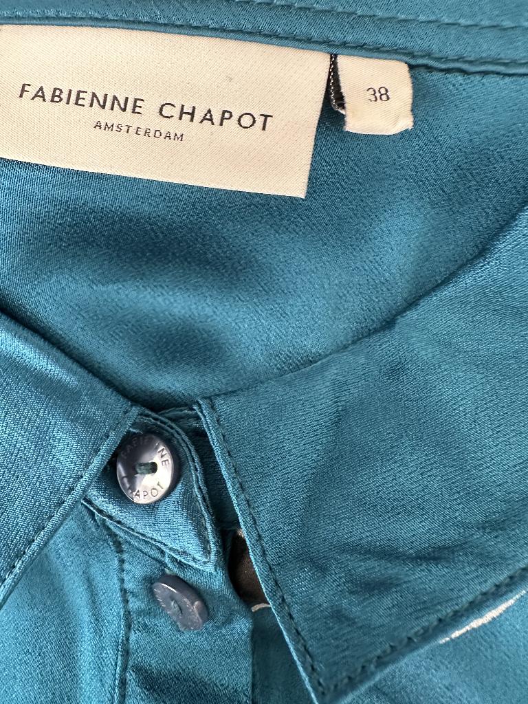 Fabienne Chapot jurk M, Blauw, Ophalen of Verzenden, Zo goed als nieuw, Onder de knie