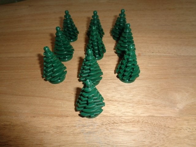 Partij J559=10x Nieuwe Lego bomen (Meerdere setjes), Lego, Lego, Lego, Nieuw