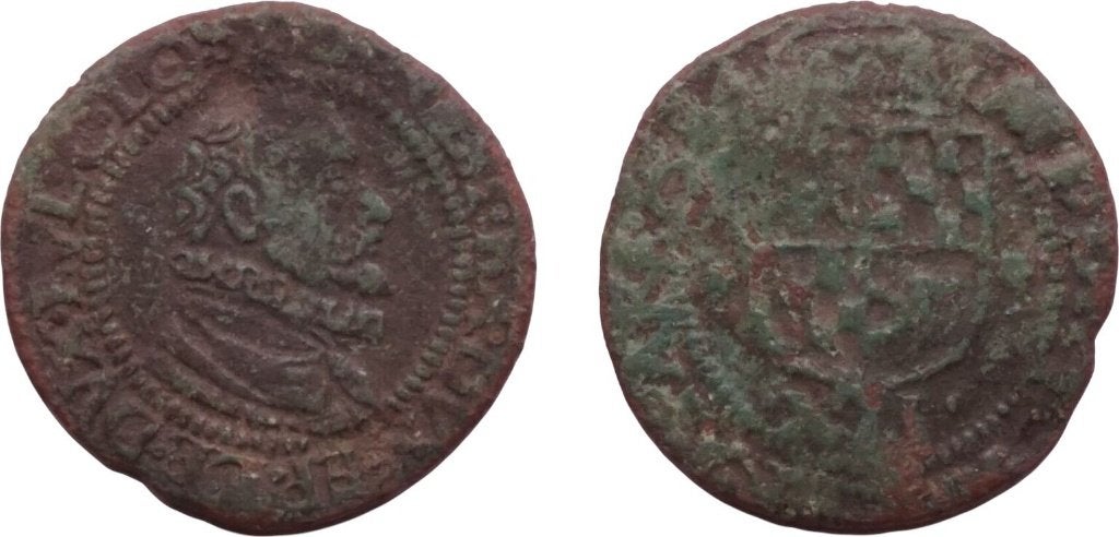 Munt Luik 1584 , gigot Ernest van Beieren, Postzegels en Munten, Ophalen of Verzenden, Koningin Beatrix