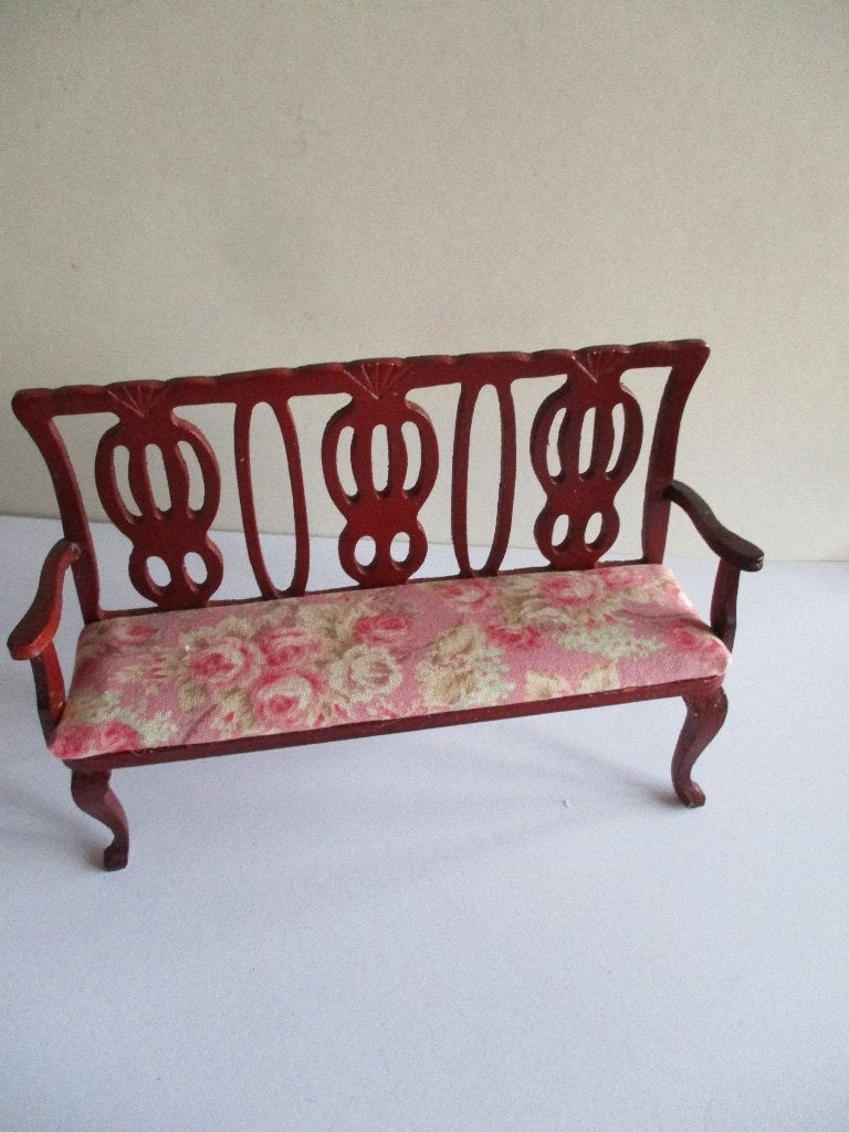 poppenhuis bankje 3-zits, Ophalen of Verzenden, Zo goed als nieuw, Decoratie
