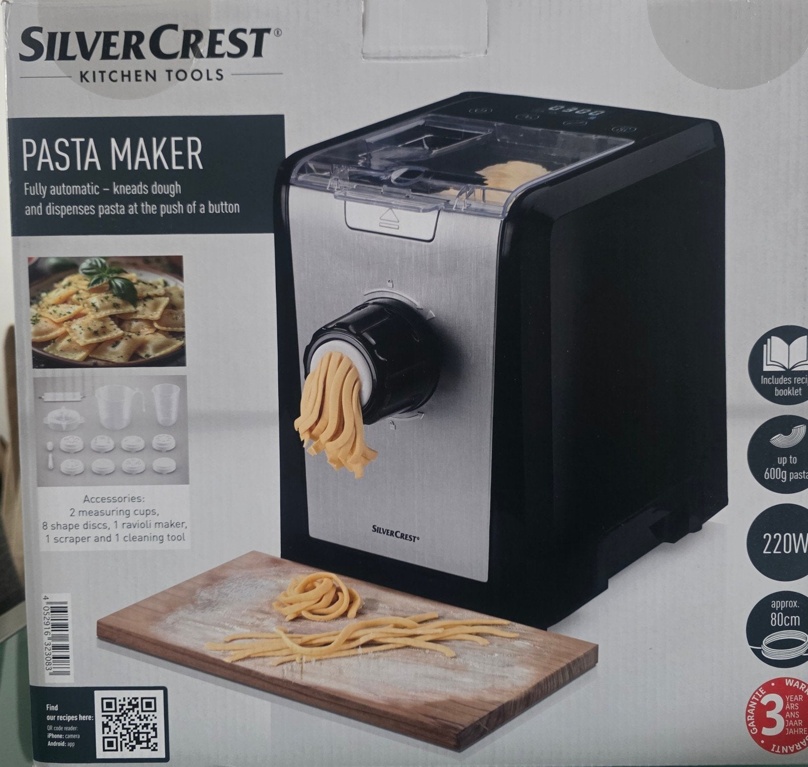 SilverCrest Pasta Maker - Nieuw in originele verpakking, Witgoed en Apparatuur, Ophalen, Nieuw