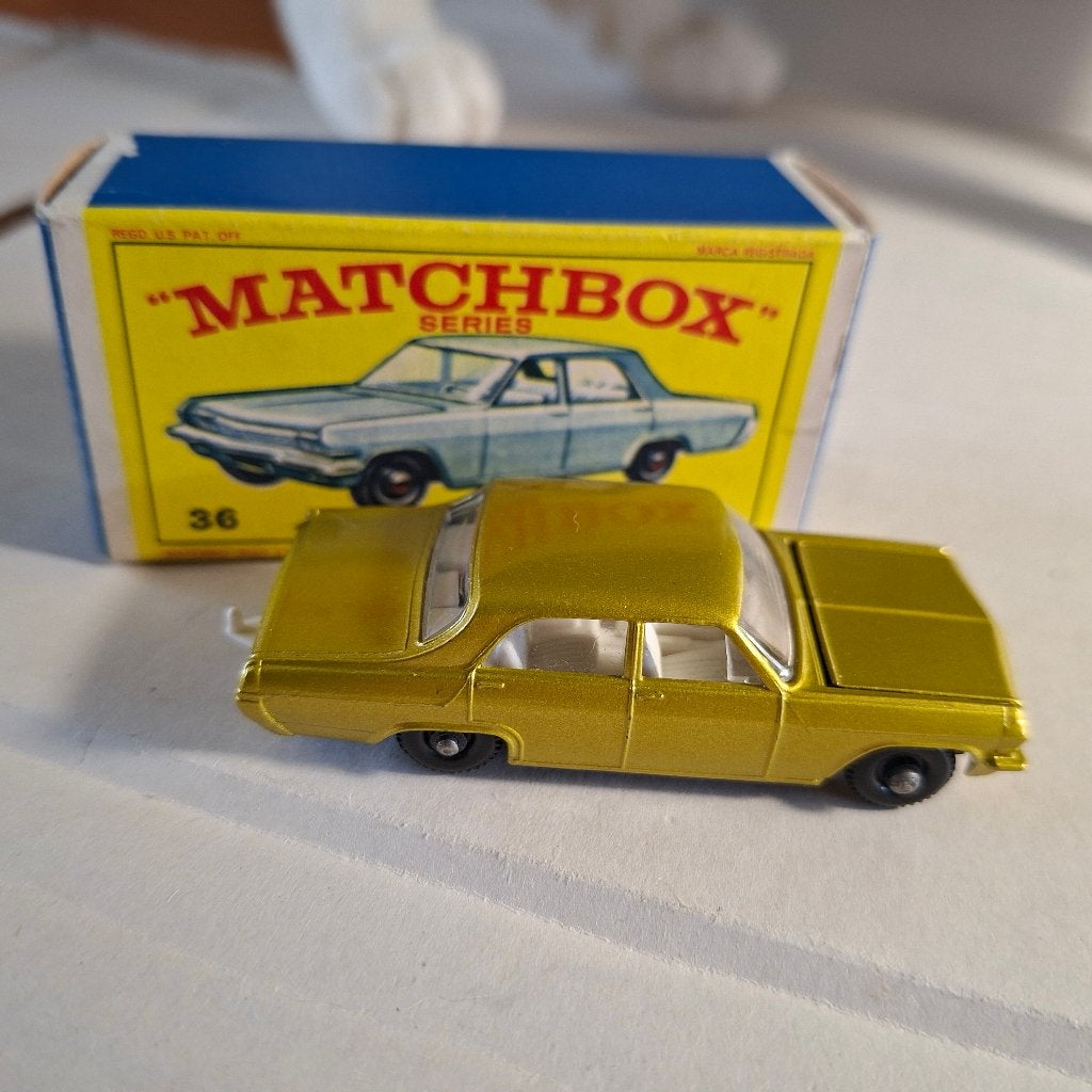 Matchbox Lesney  36 C Opel diplomat in E box, Verzenden, Zo goed als nieuw, Auto