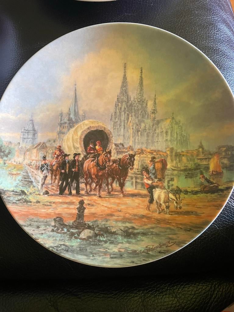 Bradex Wandbord "Am Kölner Dom" van Herbert Isenberg (1988), Ophalen of Verzenden
