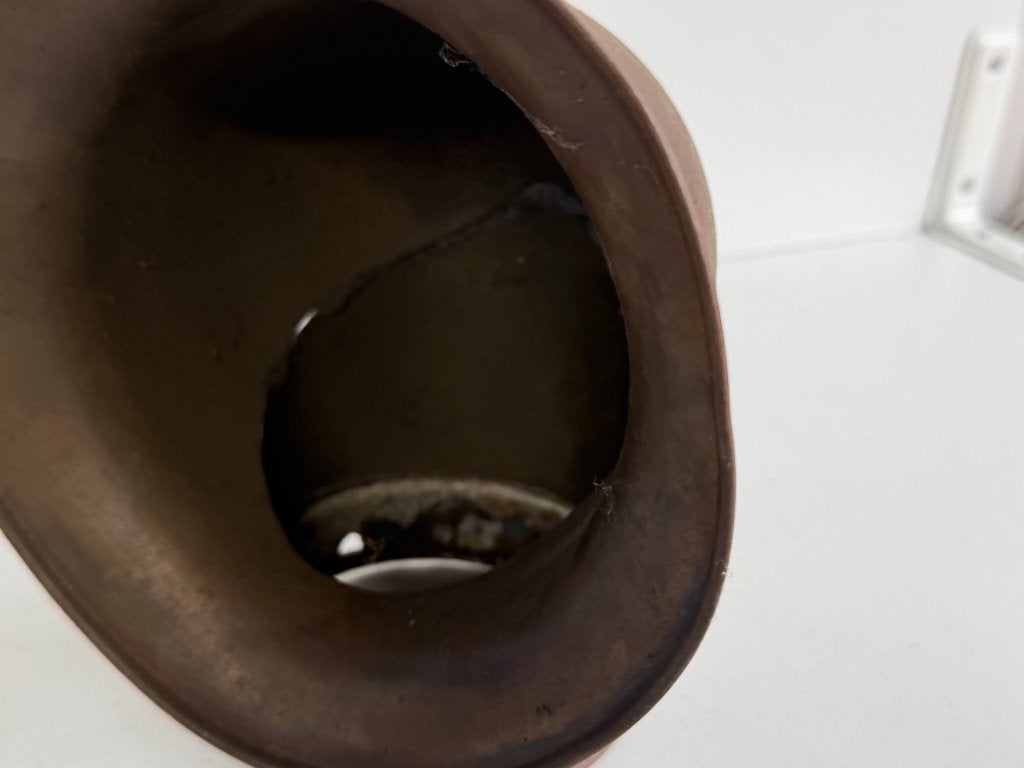 Bronzen / Messing luchthapper, Ophalen of Verzenden, Gebruikt, Overige typen