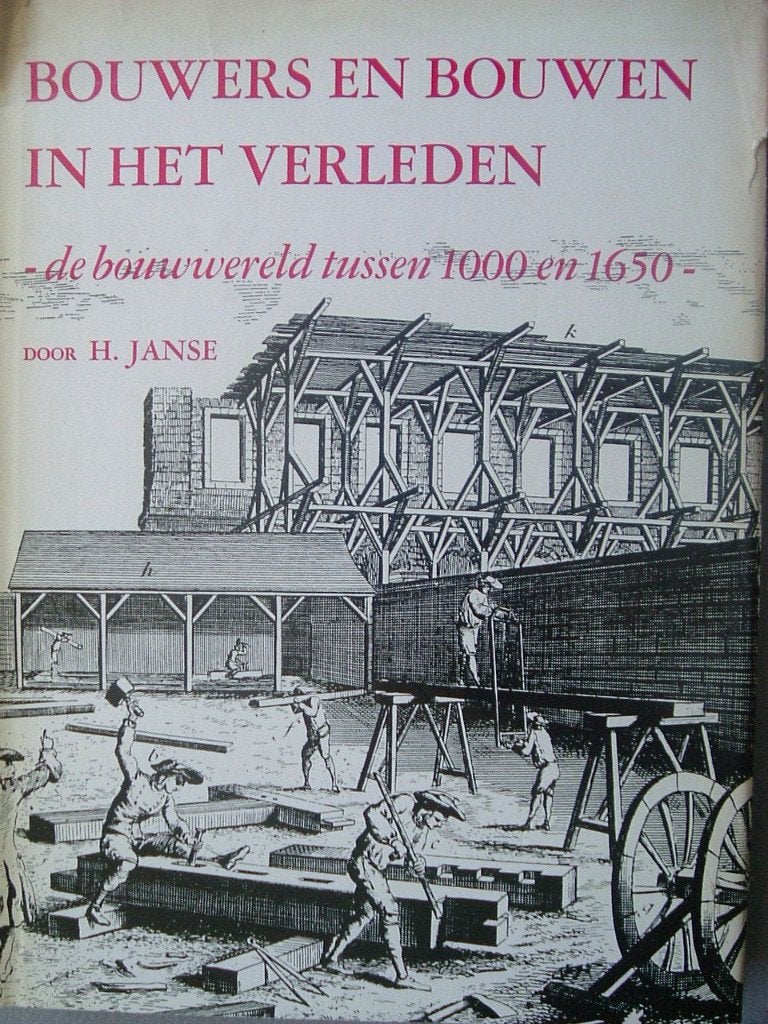 Bouwers en bouwen in het verleden. De bouwkunst 1000 - 1650., Gelezen, Ophalen of Verzenden, H. Janse, Bouwkunde