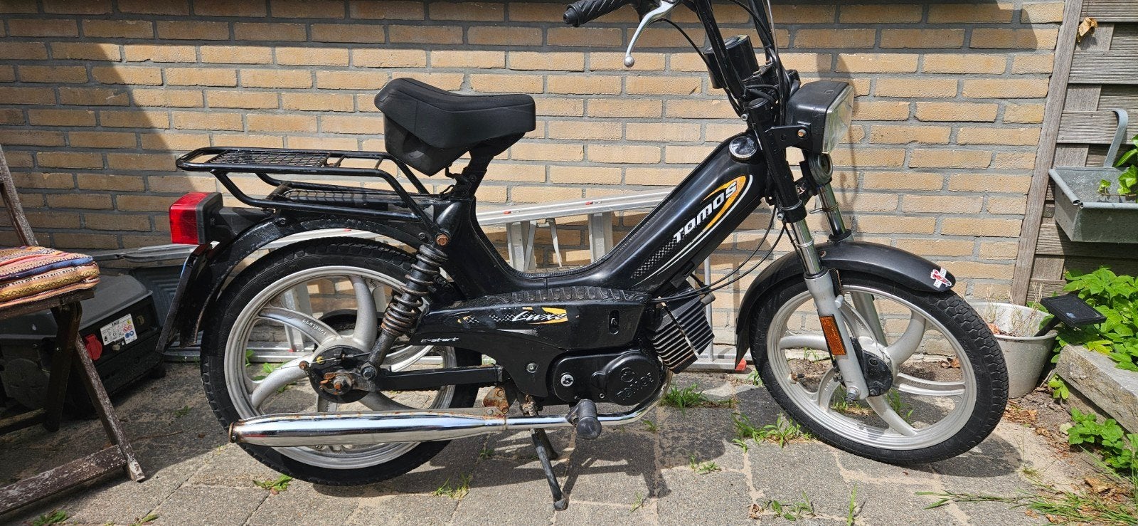 Tomos luxe 2012, Elektrische start, Nwe cilinder & accu, Fietsen en Brommers, Brommers | Tomos, Ophalen, Gebruikt