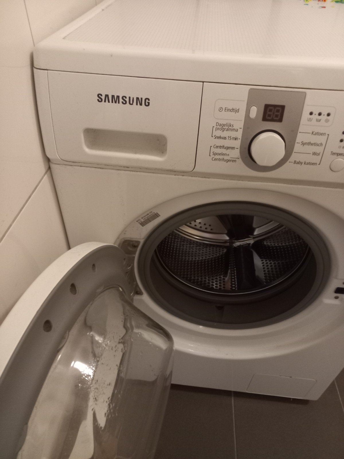 Samsung Wasmachine - 2 jaar oud, perfect voor kleine wasjes, Witgoed en Apparatuur, Gebruikt, Ophalen of Verzenden, Voorlader