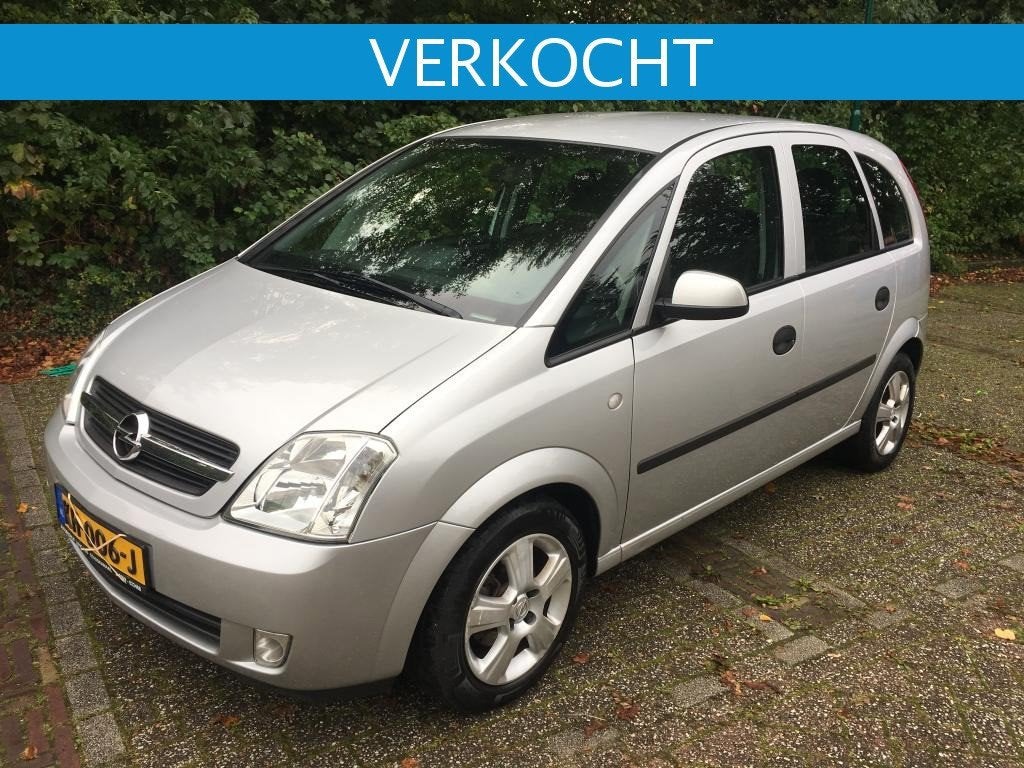 Opel MERIVA, Stof, Zwart, 4 cilinders, 665 kg