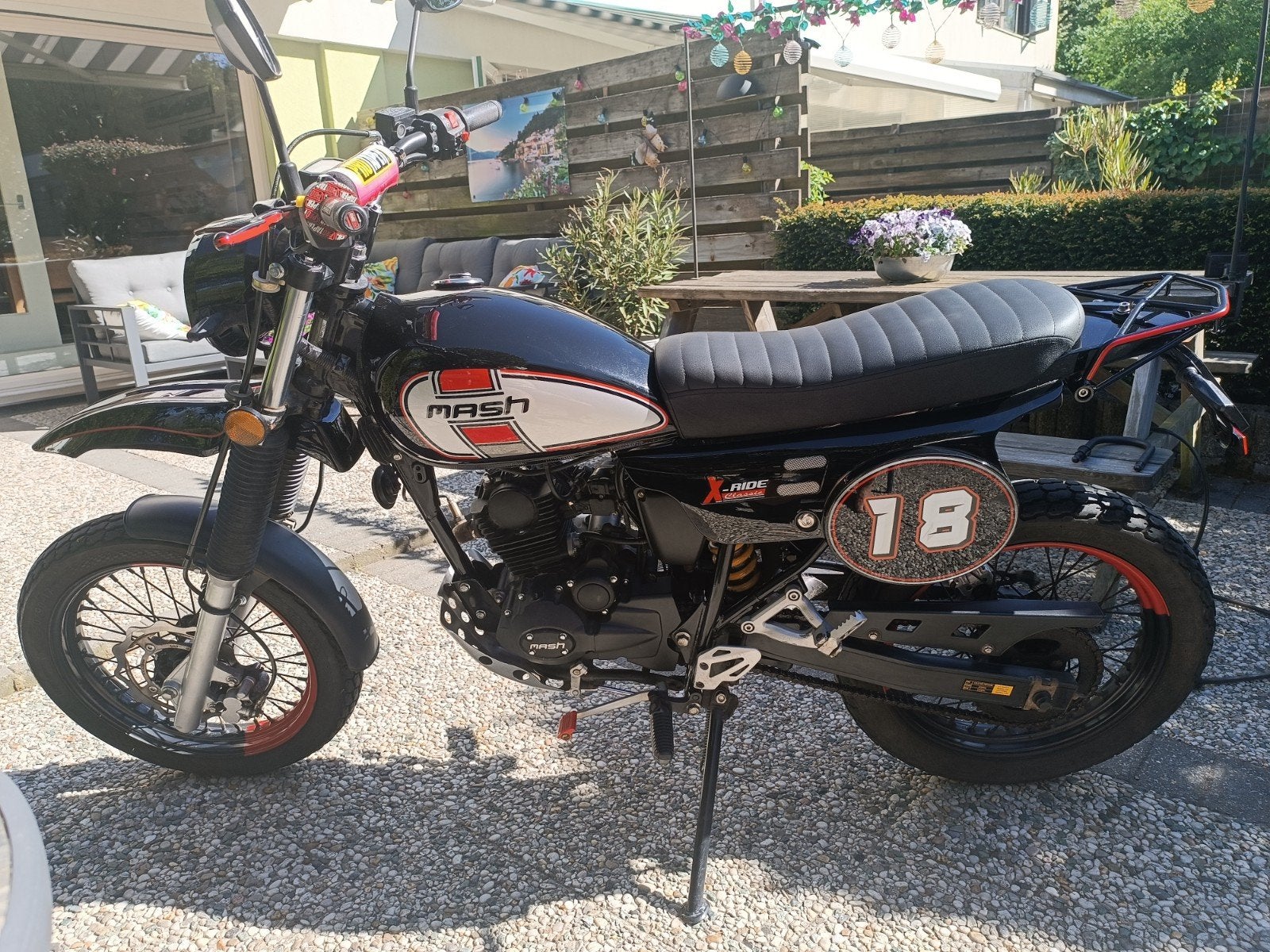 Schakelbrommer Mash X-ride 50cc 4takt, uniek!, Ophalen, Zo goed als nieuw, 4 versnellingen, 50 cc