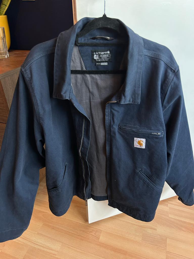 Carhartt Relaxed Fit Werkjas - Maat XL, Ophalen of Verzenden, Zo goed als nieuw, Maat 56/58 (XL), Blauw