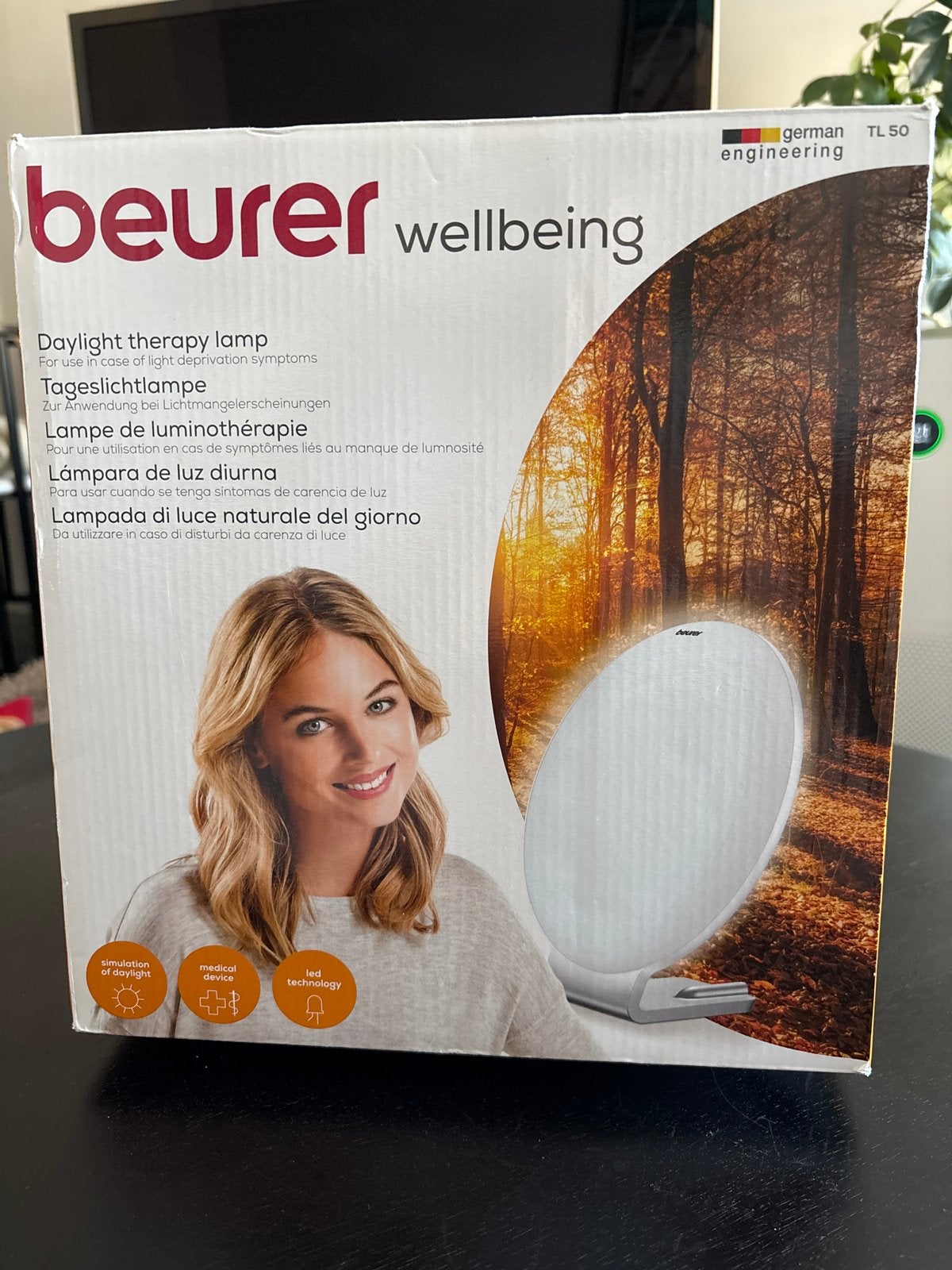 Beurer TL 50 Daglichttherapielamp - Tegen lichttekort, Ophalen of Verzenden, Nieuw, Overige typen