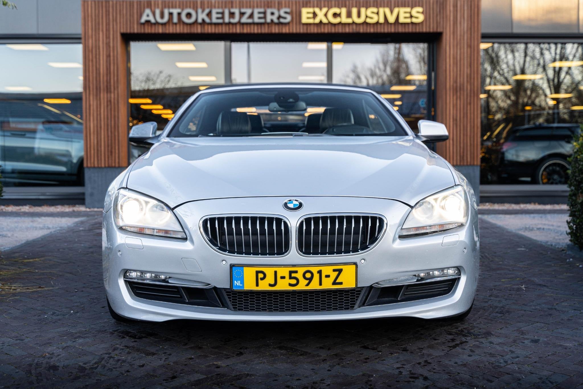 BMW 6-serie Cabrio 640i High Executive Leer Sportstoelen Nav, Auto's, Achterwielaandrijving, Gebruikt, Cabriolet, Bedrijf