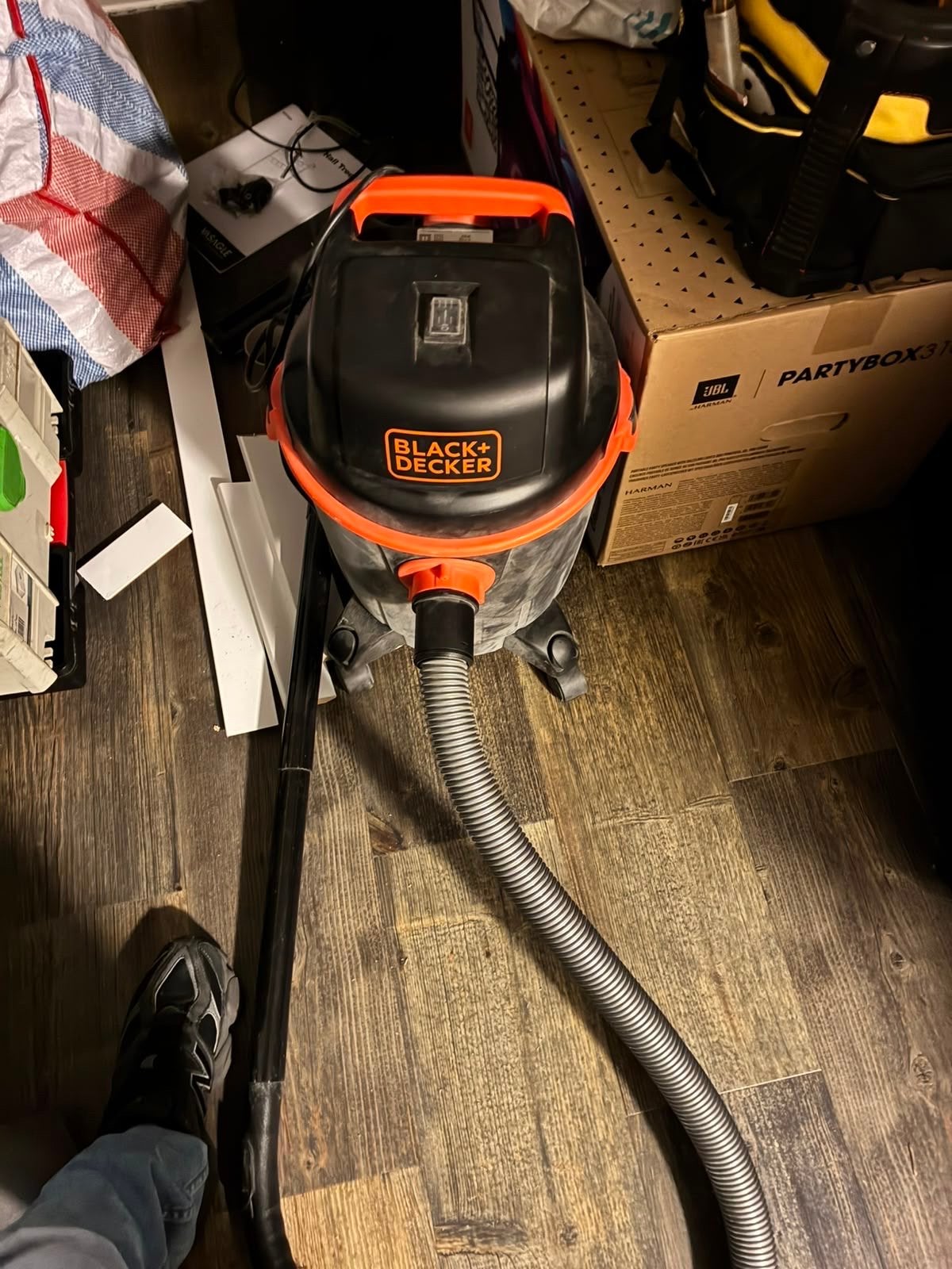 Black+Decker nat- en droogzuiger, Ophalen, Overige merken, Gebruikt, Industriële stofzuiger