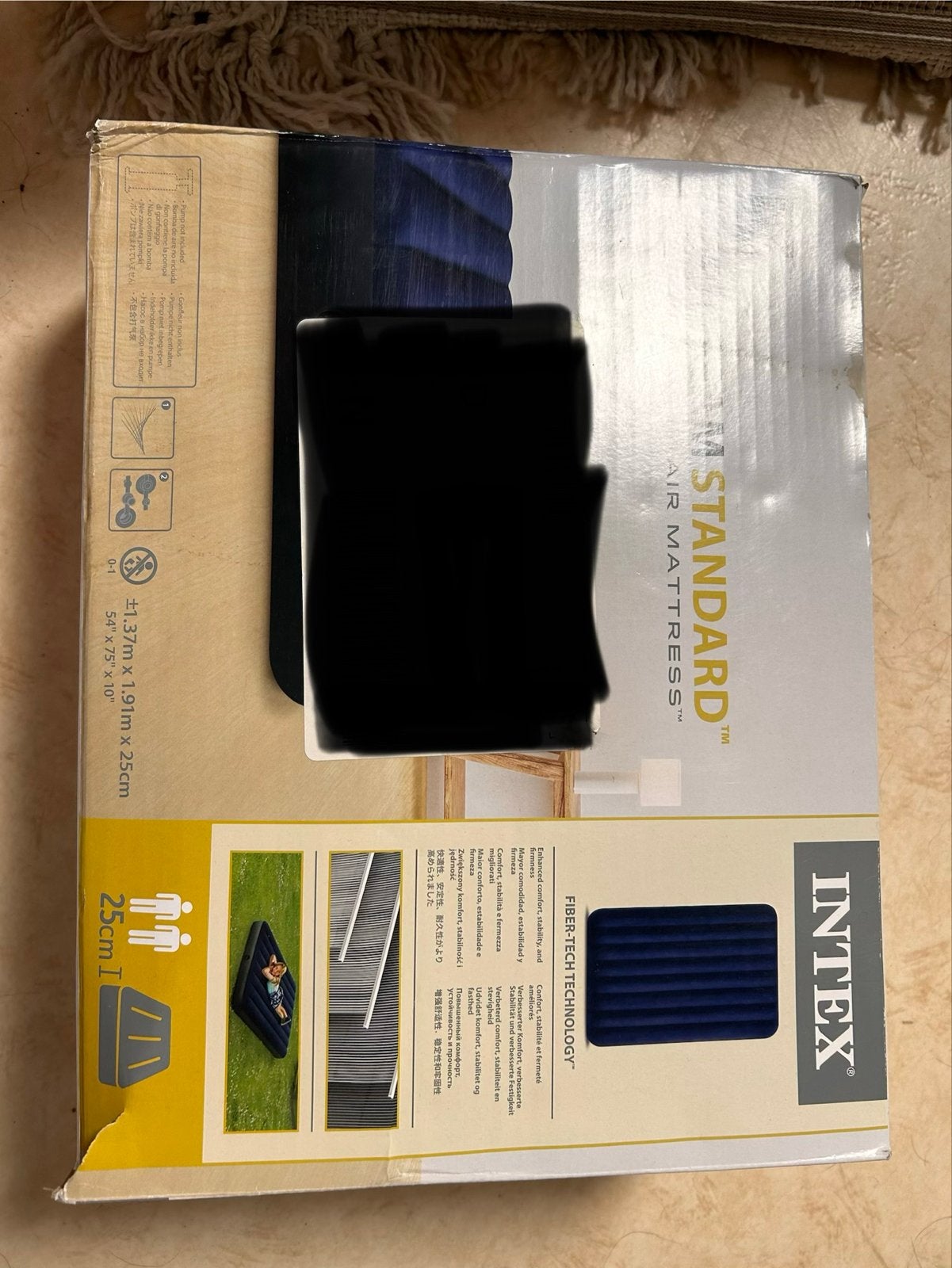 Intex Standard Luchtbed - 2-persoons, Caravans en Kamperen, Ophalen of Verzenden, Nieuw, 2-persoons