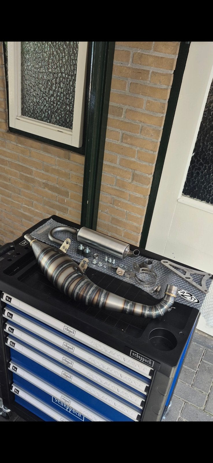 Piaggio uitlaten en Carters GEZOCHT, Ophalen, Zo goed als nieuw, Blok, Piaggio