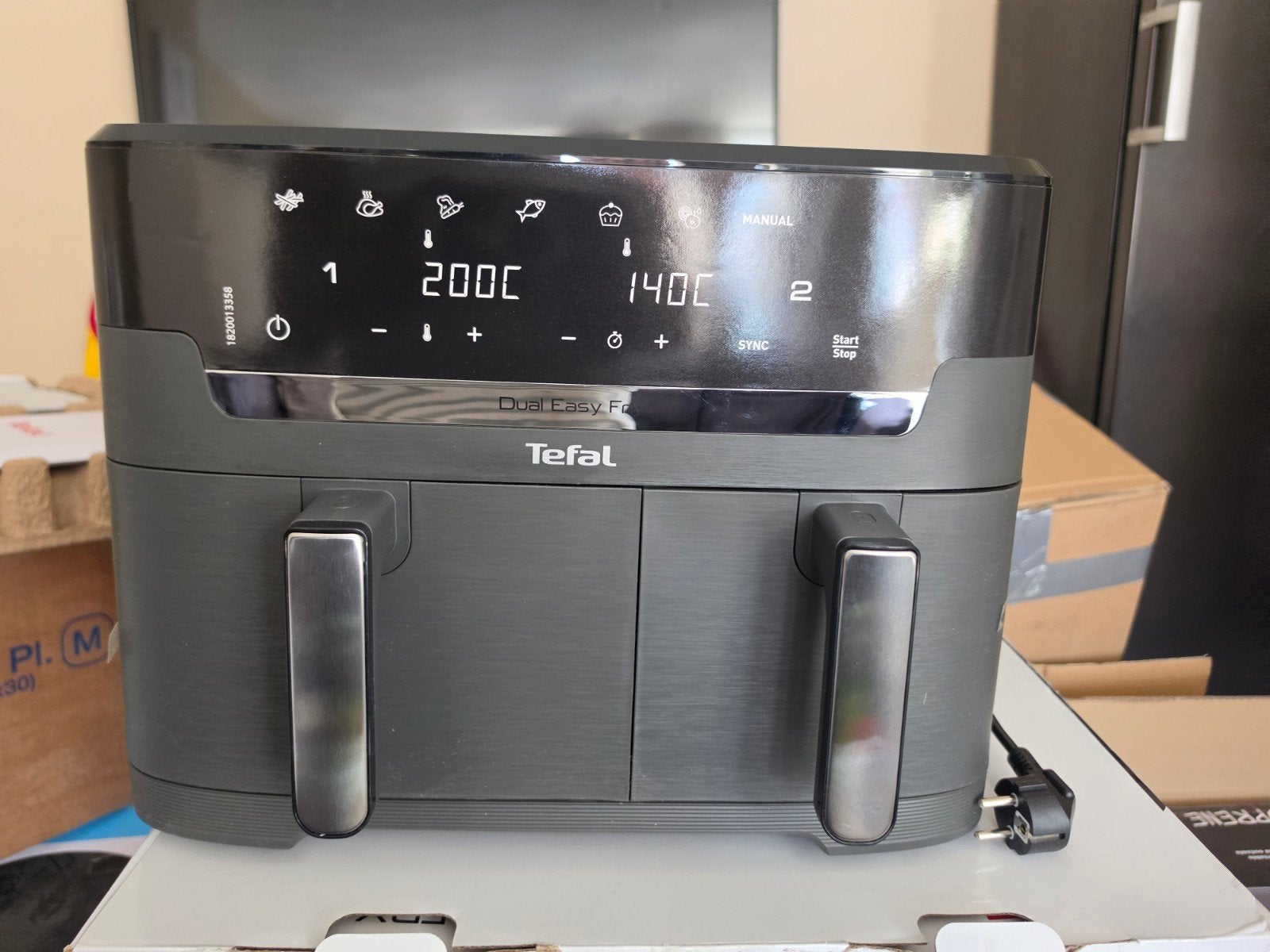 Tefal Dual Easy Fry & Grill XXL Airfryer - Zo goed als nieuw, Ophalen of Verzenden