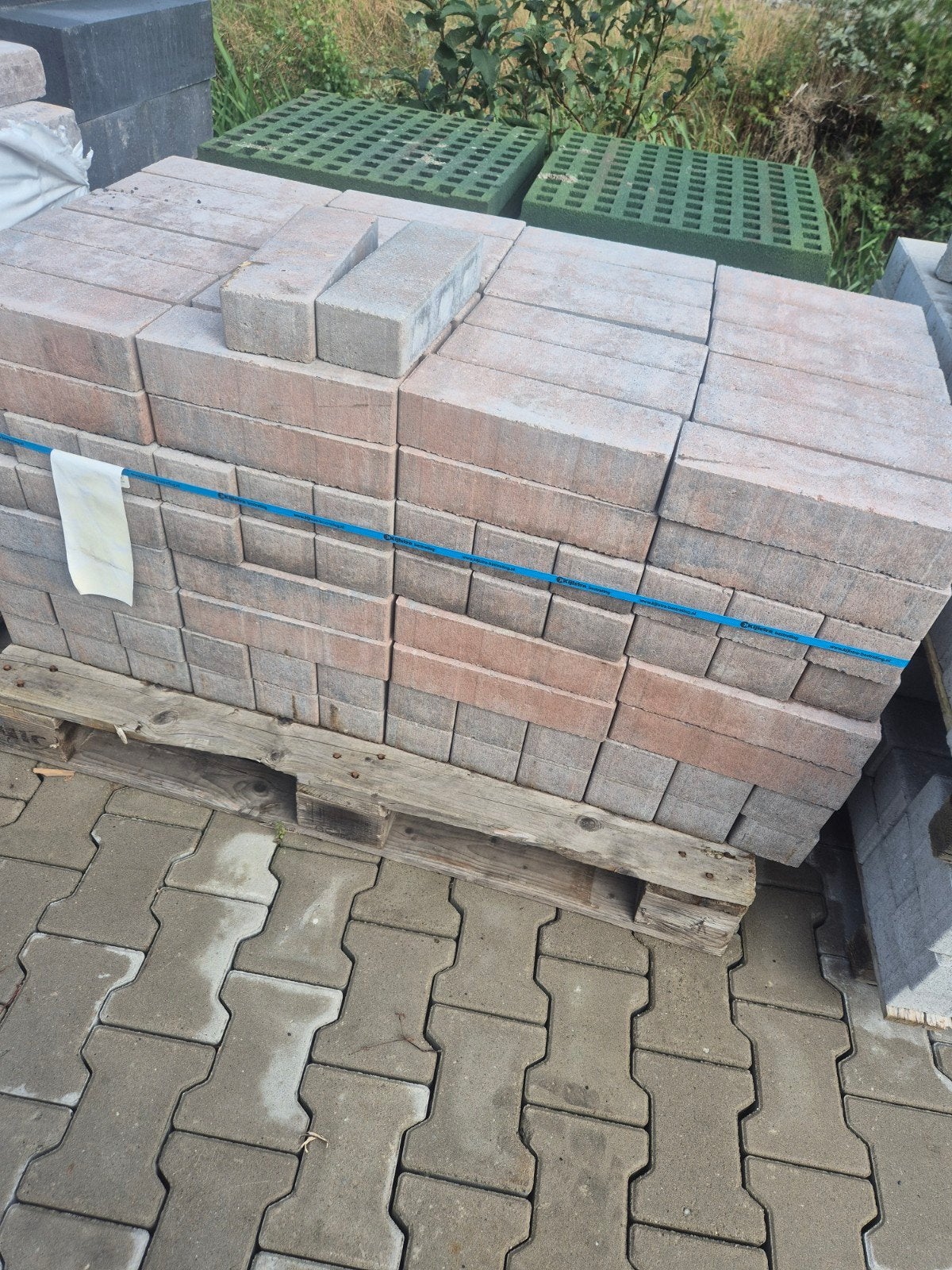 Longstone opritsteen 7 cm tricolore - circa 5,5 m², Klinkers, Nieuw, Beton, 5 tot 10 m²