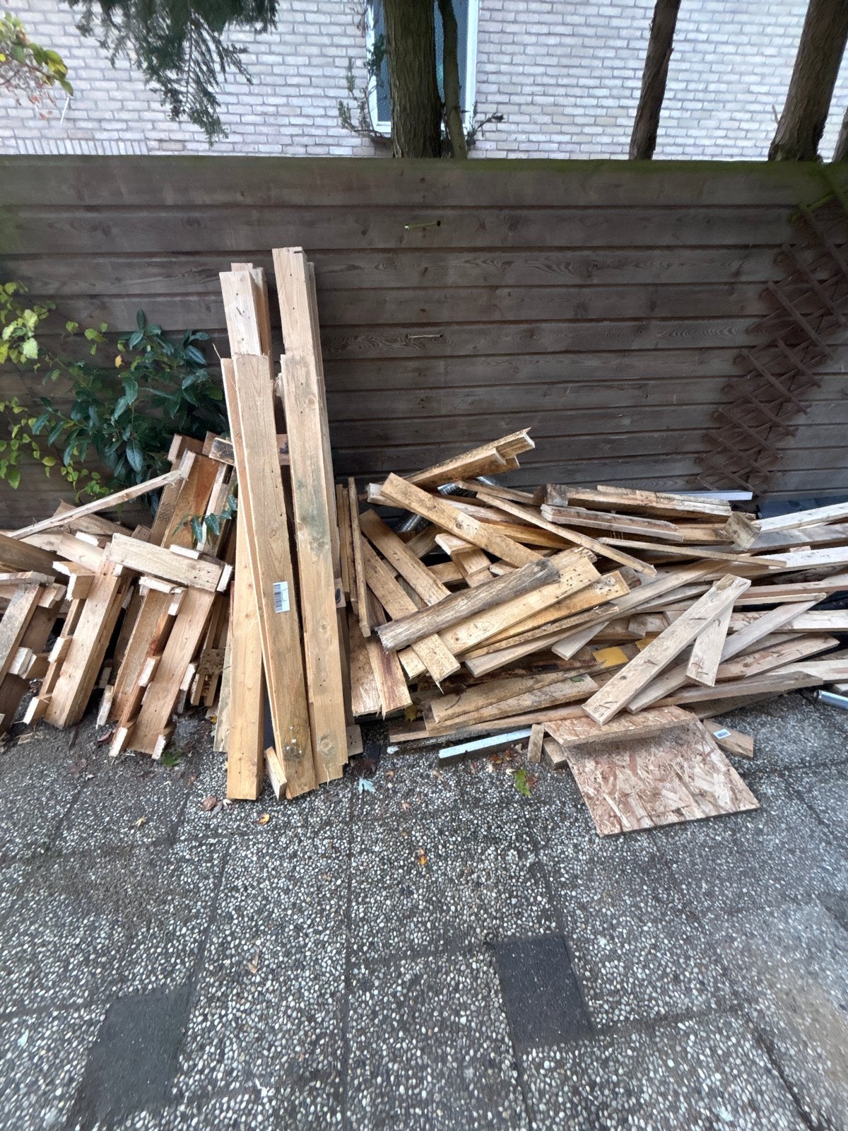 Gratis Houten Latten en Planken (ex-Pallets), Ophalen, Gebruikt, Minder dan 25 mm, Plank