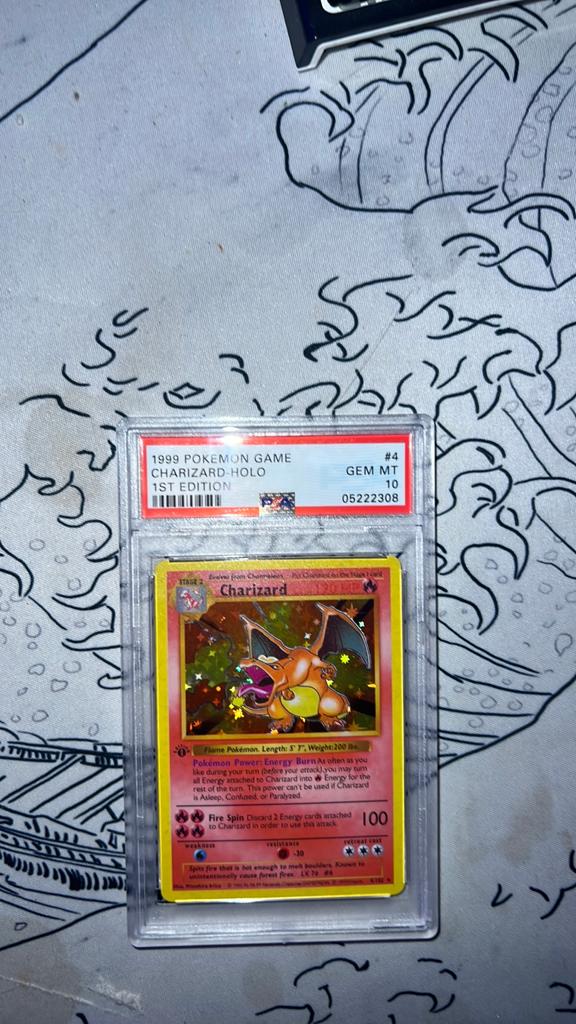 Charizard-holo 1999 PSA 10, Ophalen of Verzenden, Nieuw