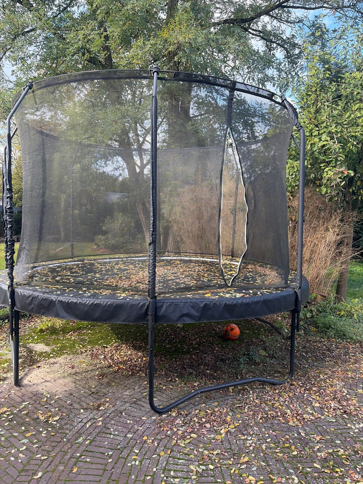 Trampoline met veiligheidsnet - Gebruikt, Ophalen, Gebruikt