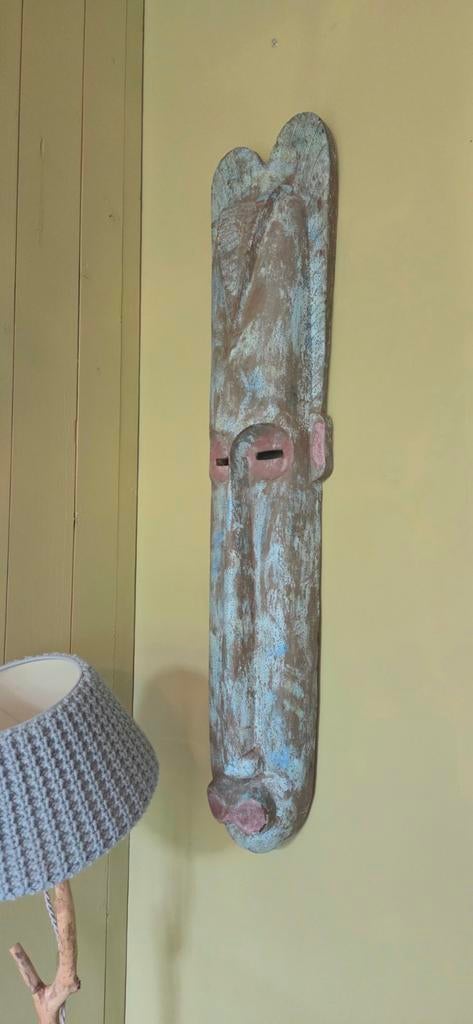 Groot Afrikaans houten tribal masker, Ophalen
