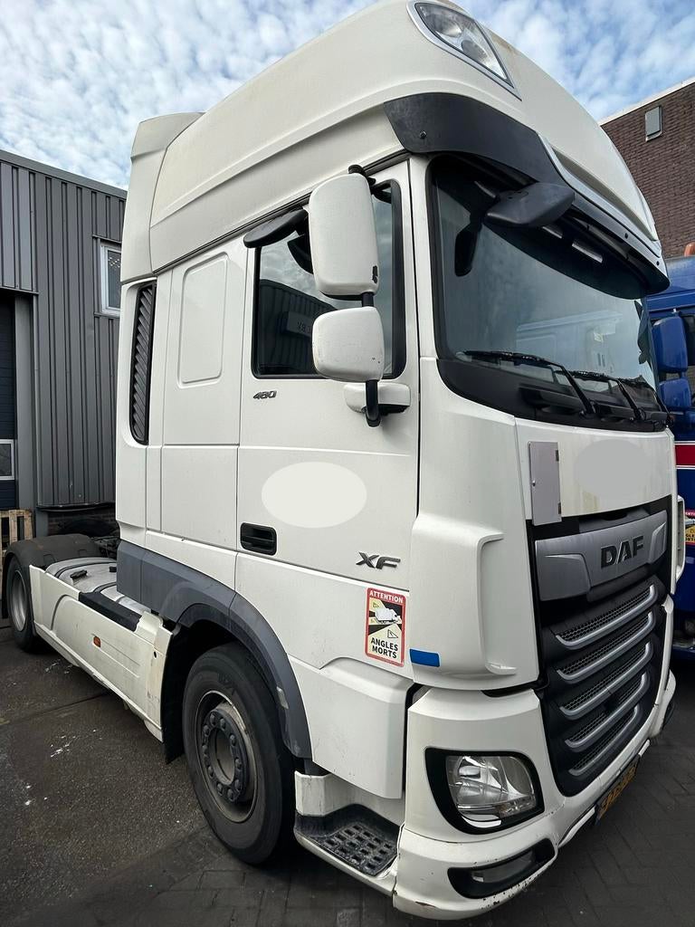 ✅ DAF XF 480, bouwjaar 2018, 1100 liter tank, Super SpaceCab, Auto's, Automaat, Wit, Bedrijf, Diesel