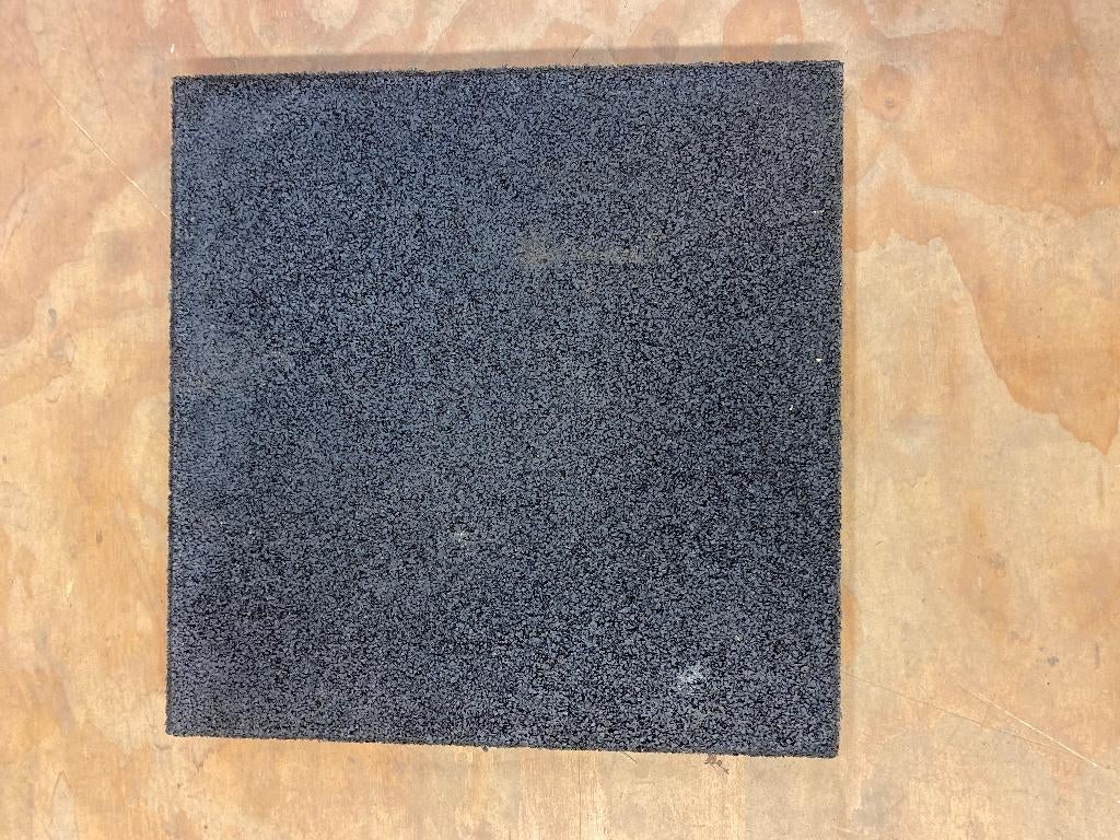 9 x rubber tegel 50x50x3cm dik zwart nieuw, Tuin en Terras, Tegels en Klinkers, Ophalen, Overige typen, Rubber, Zo goed als nieuw