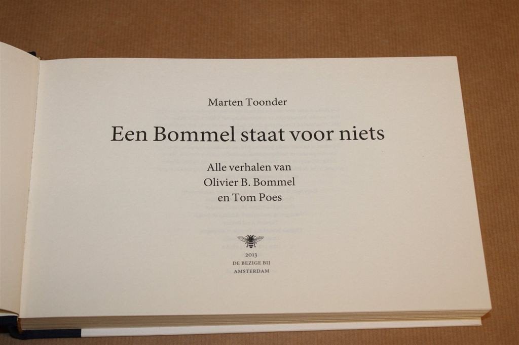 Een Bommel staat voor Niets — Marten Toonder, dl. 41, Boeken, Eén stripboek, Ophalen of Verzenden, Gelezen
