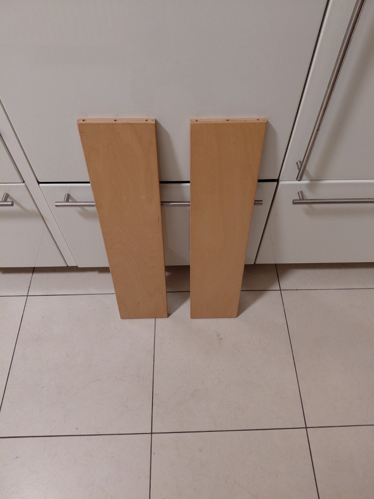 Dwarsplanken voor Auping Auronde van 90 cm breed. Beuken, Ophalen, Zo goed als nieuw, Eenpersoons, 90 cm