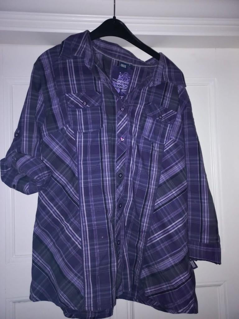 Blouse, merk Cecil, maat L Bieden, Paars, Maat 42/44 (L), Ophalen of Verzenden, Zo goed als nieuw