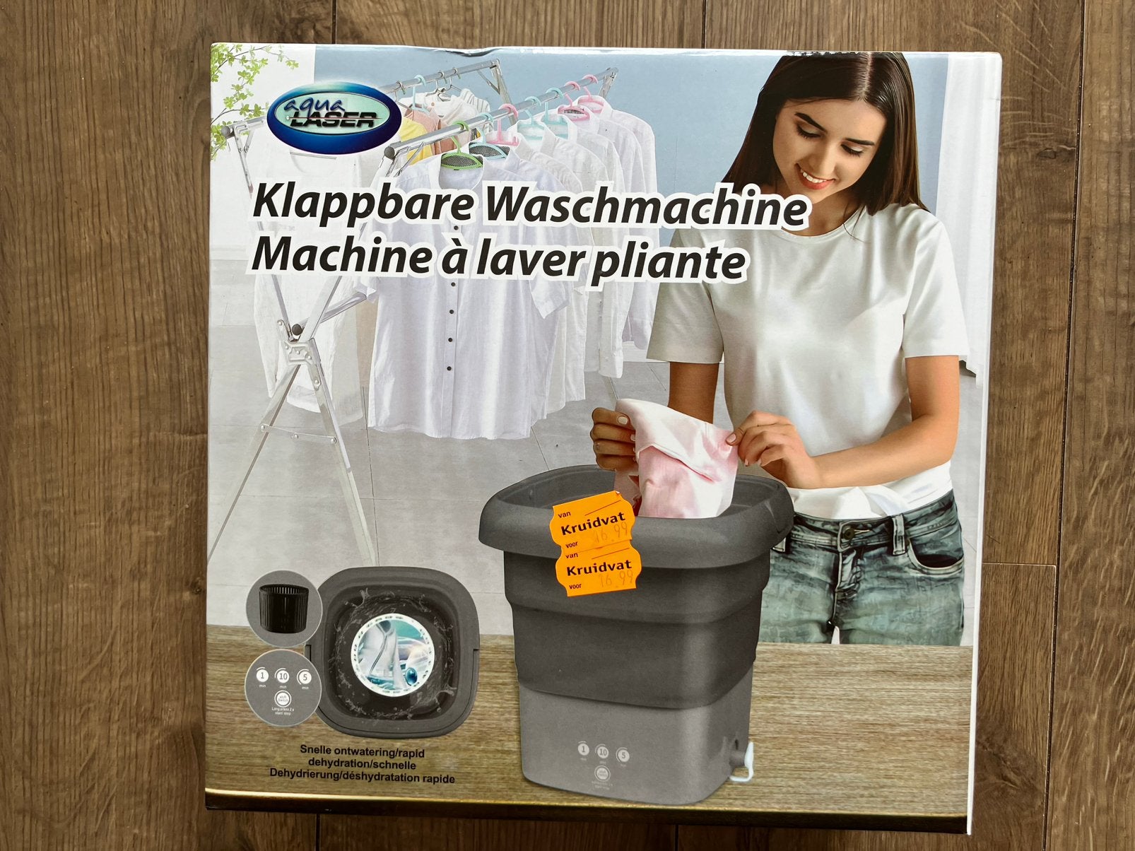 Klapbare wasmachine, Ophalen of Verzenden, Nieuw